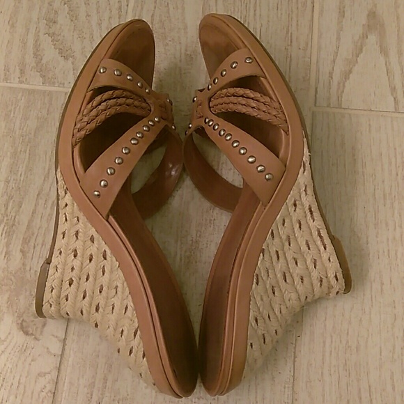 Enzo Angiolini Studded Wedges - Picture 6 of 7